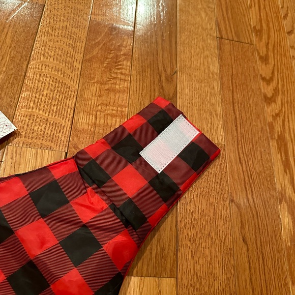 Buffalo Plaid Red and Black Dog Jacket - Picture 3 of 9